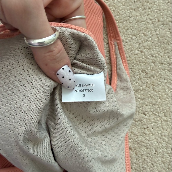 Vuori ribbed orange tank - Picture 3 of 3